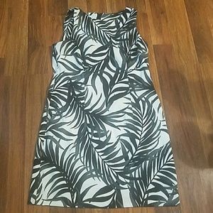 Perfect Fit palm frond dress